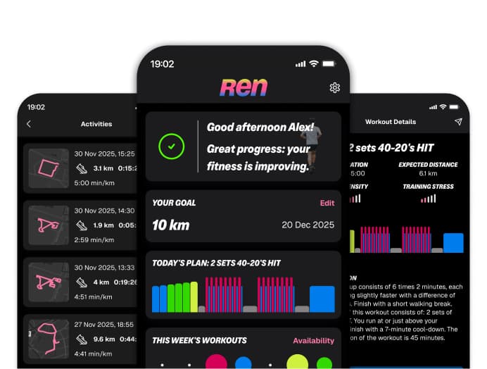 Ren app screenshots